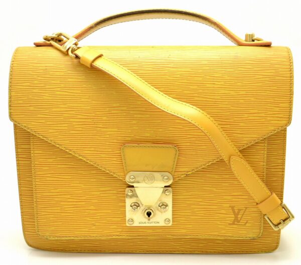 11540799 Louis Vuitton Monceau Bag Epi Yellow