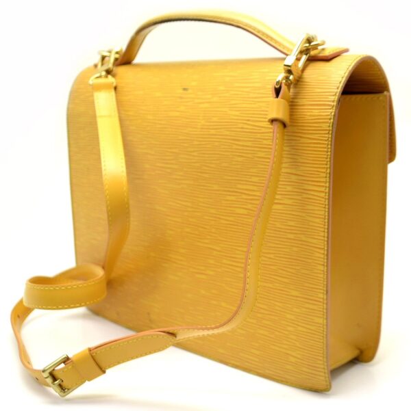 11540799 1 Louis Vuitton Monceau Bag Epi Yellow