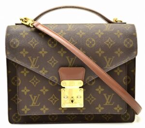 11540803 Louis Vuitton Chalk Sling Monogram Shadow Khaki Body Bag