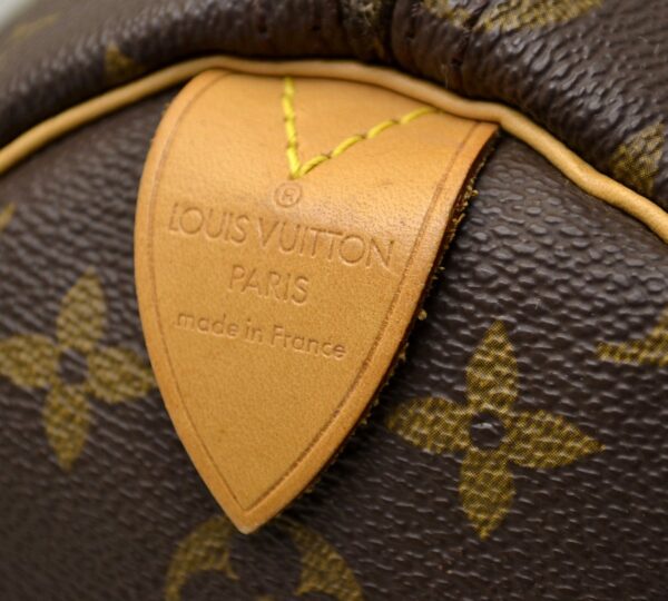 11540853 3 Louis Vuitton Speedy 35 Bag Monogram Brown