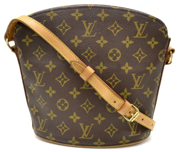 11541048 Louis Vuitton Drouot Shoulder Bag Monogram Brown