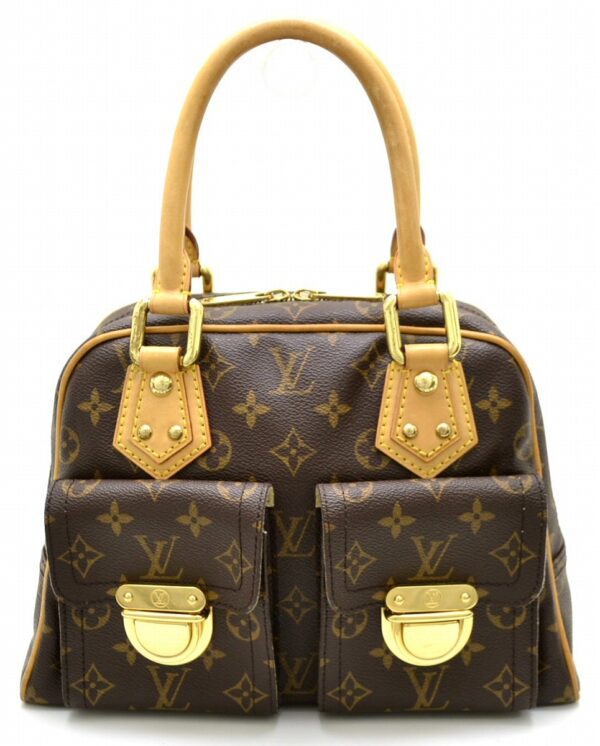 11541052 Louis Vuitton Manhattan PM Handbag Monogram Brown