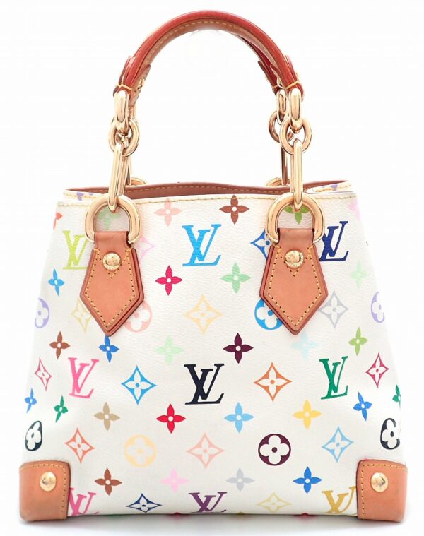 11541054 Louis Vuitton Audra Handbag Multicolor White