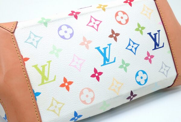 11541054 6 Louis Vuitton Audra Handbag Multicolor White