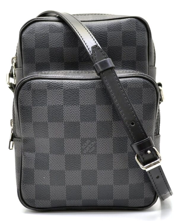 11541060 Louis Vuitton Rem Shoulder Bag Damier Graphite