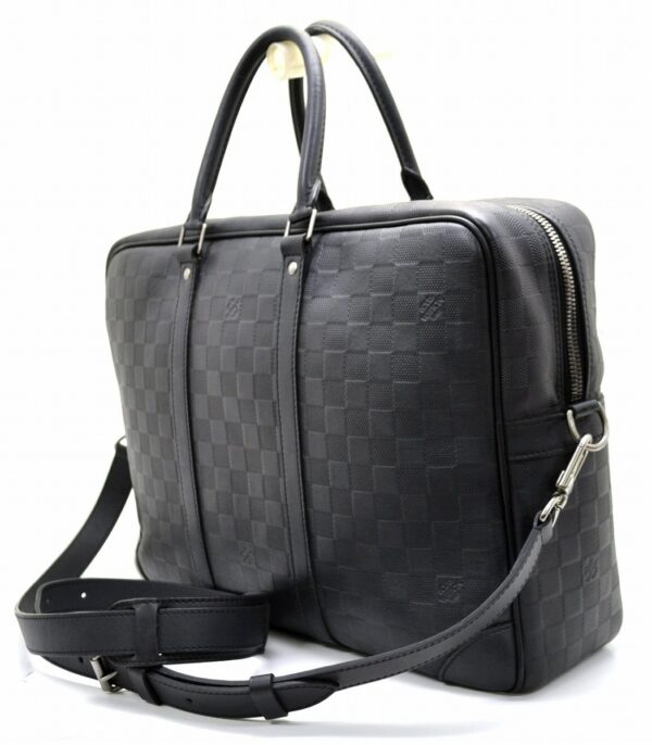 11541061 1 Louis Vuitton Onyx Document Bag Damier Infini Black