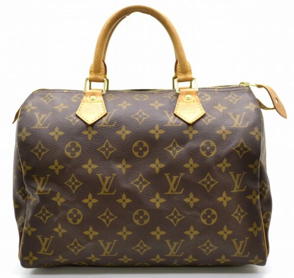 11541091 Louis Vuitton Speedy 30 Handbag Monogram Brown