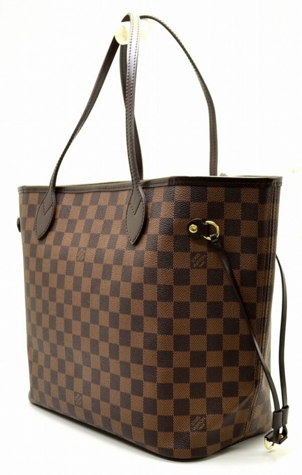 11541176 1 Louis Vuitton Neverfull MM Tote Bag Damier Brown with Pouch