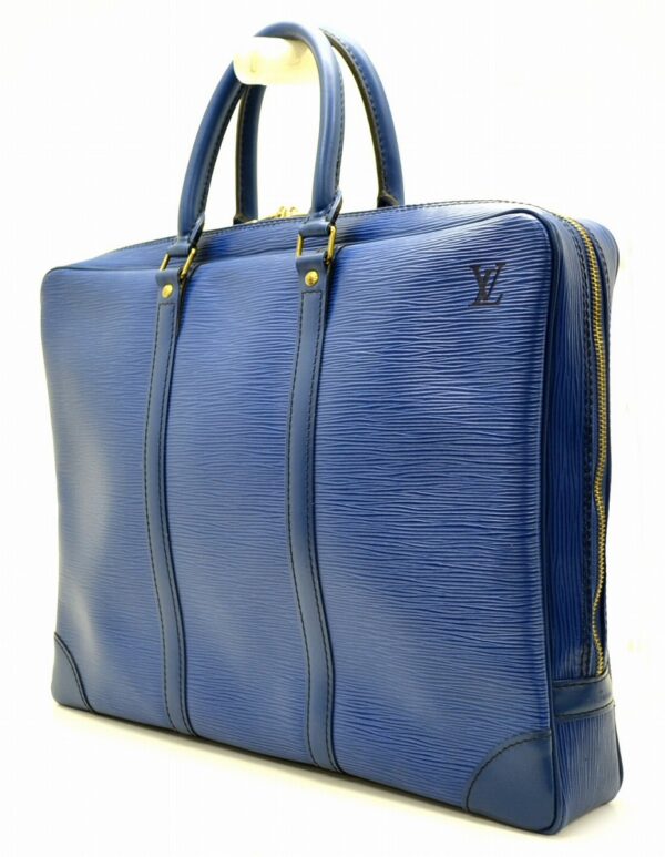 11541185 1 Louis Vuitton Voyage Business Bag Epi Blue