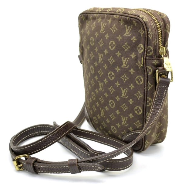 11541206 1 Louis Vuitton Danube Shoulder Bag Monogram Ebene Brown