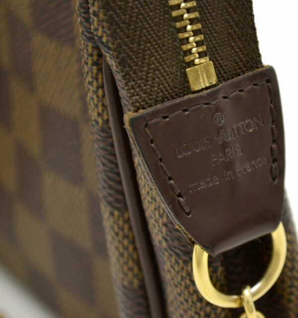 11541221 7 Louis Vuitton Eva Clutch Bag Damier Brown with Chain