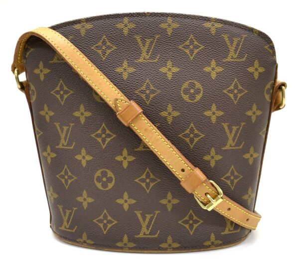 11550313 Louis Vuitton Drouot Shoulder Bag Monogram Brown