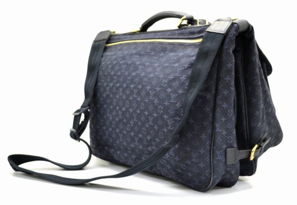 11550504 1 Louis Vuitton Denise Briefcase Monogram Blue Blue