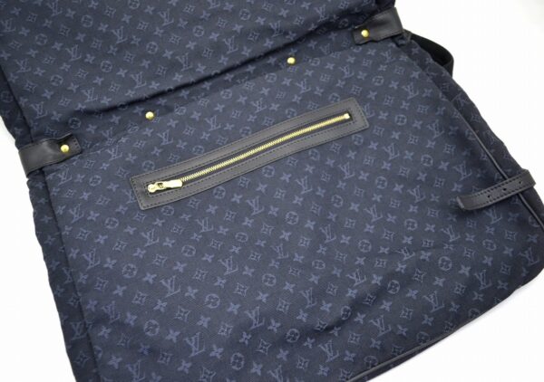 11550504 6 Louis Vuitton Denise Briefcase Monogram Blue Blue