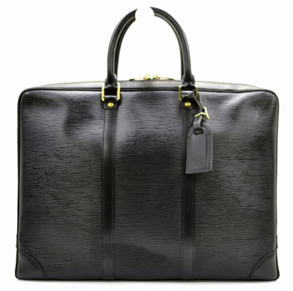 11550533 Louis Vuitton Porte Document Voyage Business Bag Epi Black