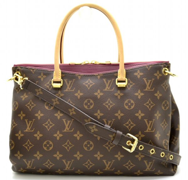 11550650 Louis Vuitton Pallas 2WAY Shoulder Bag Monogram Brown