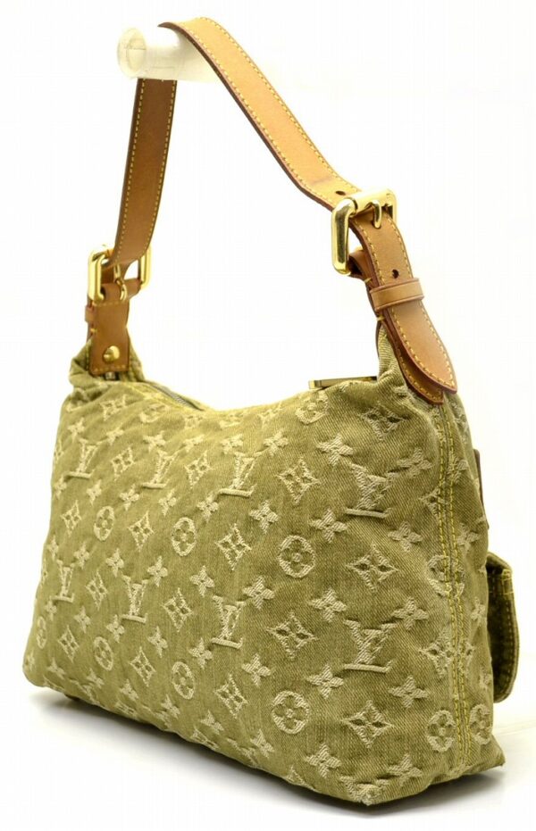 11550878 1 Louis Vuitton Baggy PM Shoulder Bag Monogram Denim Green