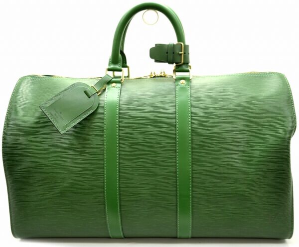 11551043 Louis Vuitton Keepall 45 Bag Epi Green