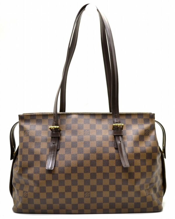 11551129 Louis Vuitton Chelsea Tote Bag Damier Brown