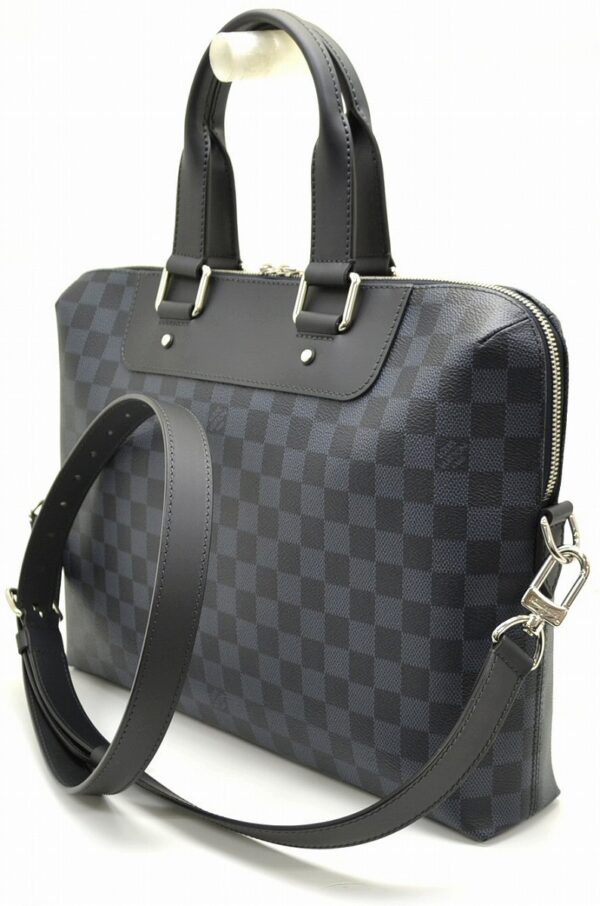 11551169 1 Louis Vuitton PDJ Porte de Cumin Business Bag Damier Ecobalt Navy