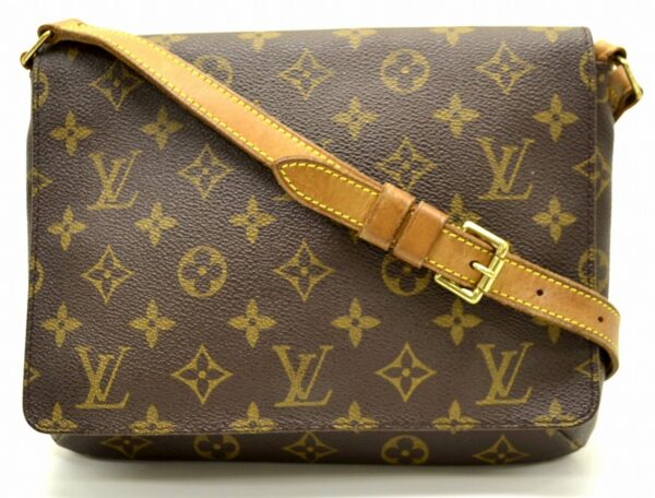 11551213 Louis Vuitton Musette Tango Short Shoulder Bag Monogram Brown