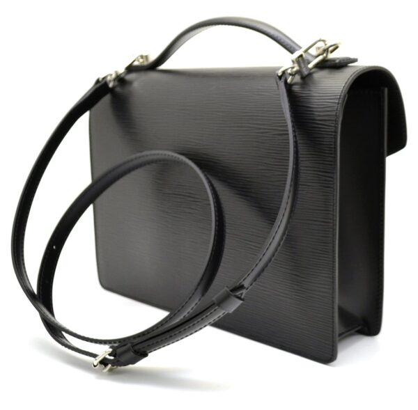 11551225 1 Louis Vuitton Monceau Handbag Epi Black with Hardware