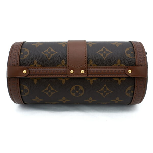 11551 5 Louis Vuitton Papillon Trunk Chain Shoulder Bag Brown