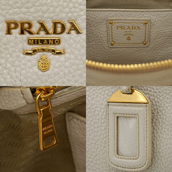 11557 00 Prada Handbag Ivory