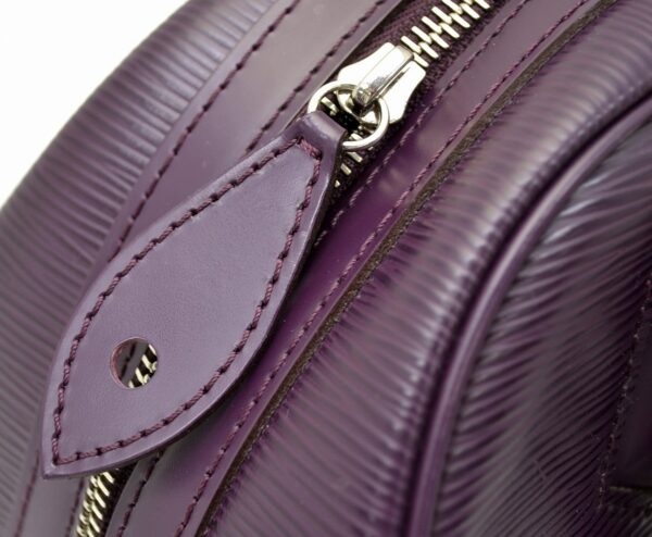 11560285 4 Louis Vuitton Bowling Montaigne PM Mini Bag Epi Purple