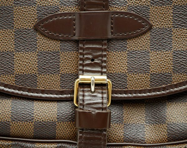 11560318 6 Louis Vuitton Saumur 30 Double Sided Shoulder Bag Damier Brown