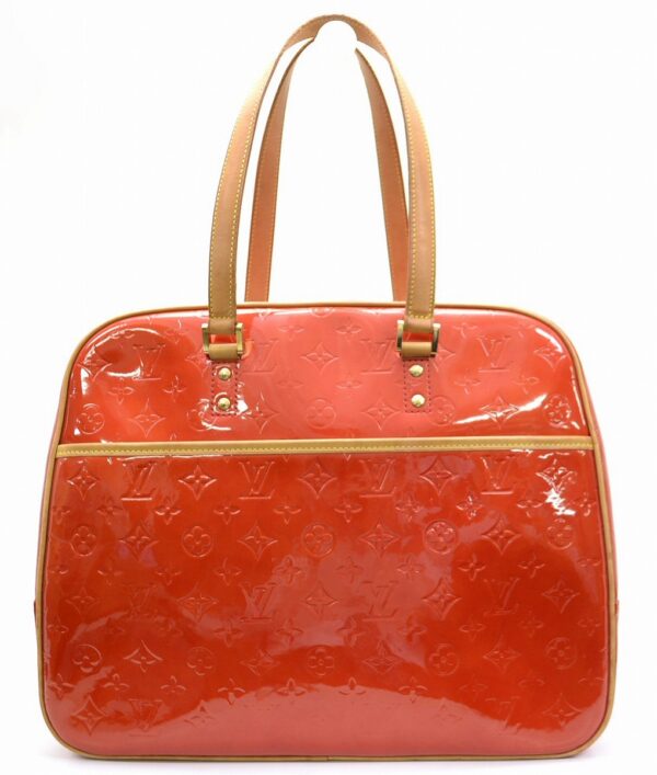 11560650 Louis Vuitton Sutton Mini Tote Bag Vernis Red