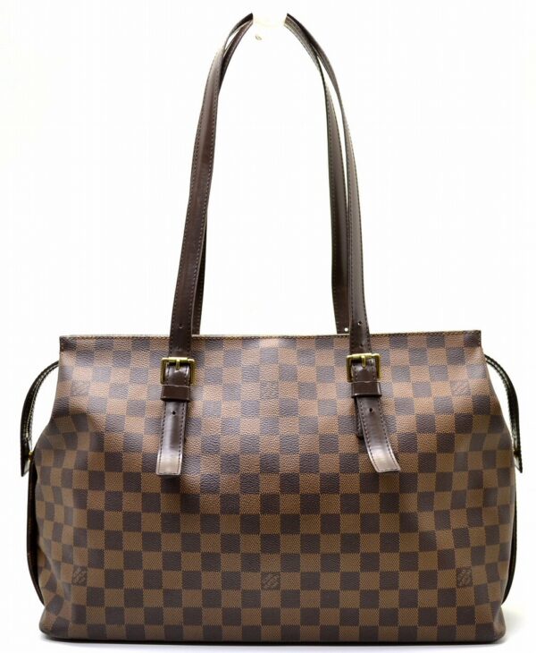 11560838 Louis Vuitton Chelsea Tote Bag Damier Brown