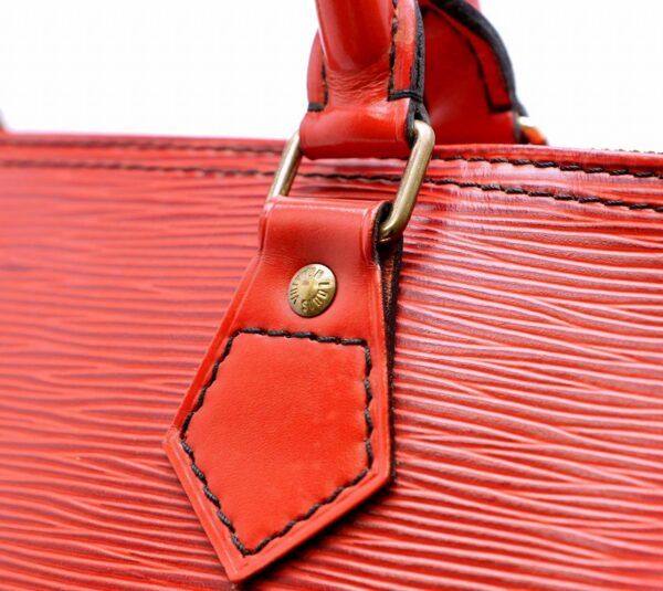 11561013 5 Louis Vuitton Speedy 30 Handbag Epi Red