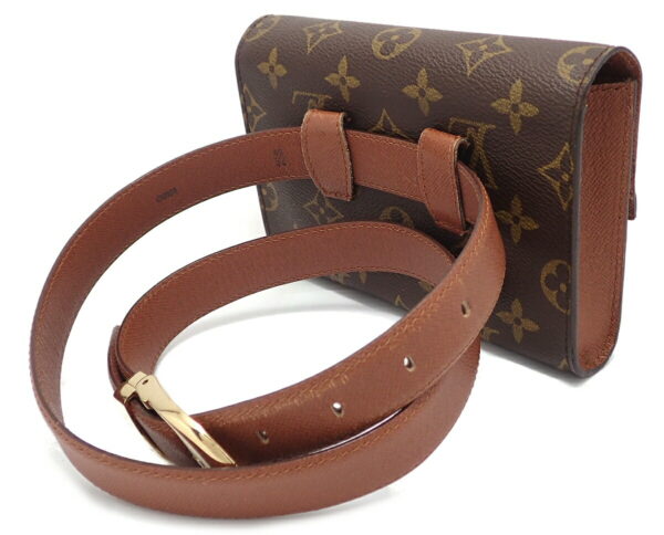 11561024 1 Louis Vuitton Waist Pouch Arche Belt Monogram Brown