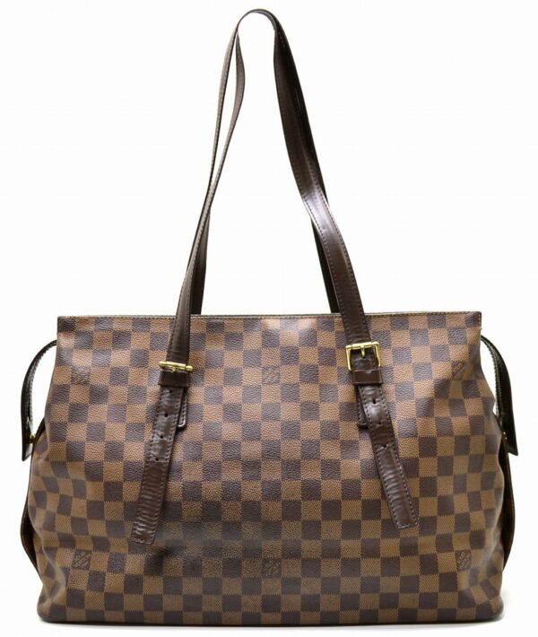 11561040 Louis Vuitton Chelsea Tote Bag Damier Brown