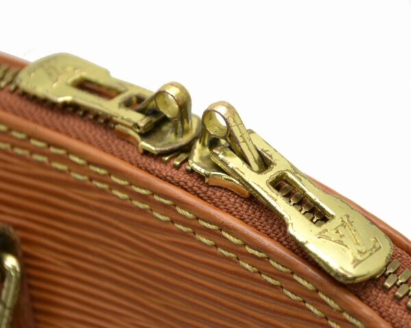 11561164 5 Louis Vuitton Alma Handbag Epi Brown with Hardware