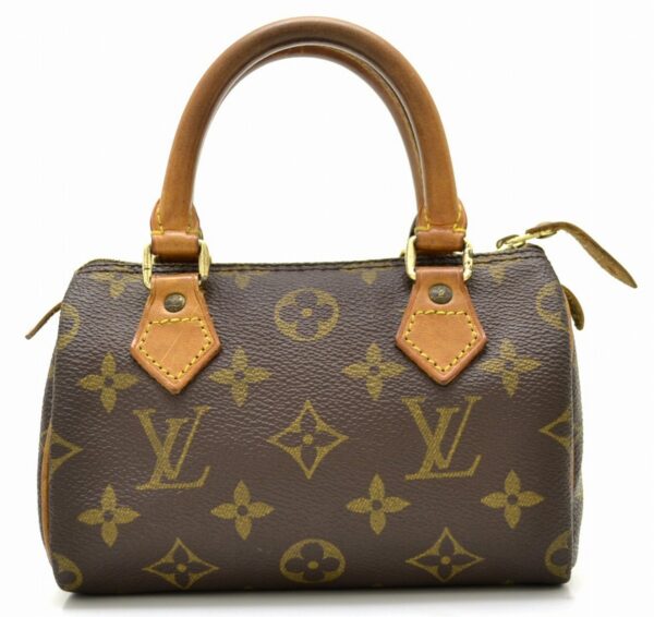 11561178 Louis Vuitton Mini Speedy Handbag Monogram Brown