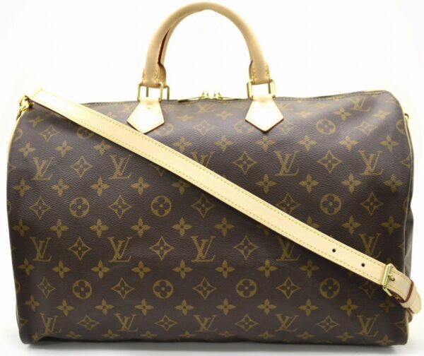 11561181 Louis Vuitton Speedy Bandouliere 40 Bag Monogram Brown