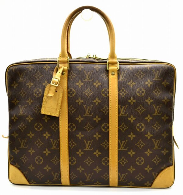 11561242 Louis Vuitton Porte de Cumin Briefcase Monogram Brown