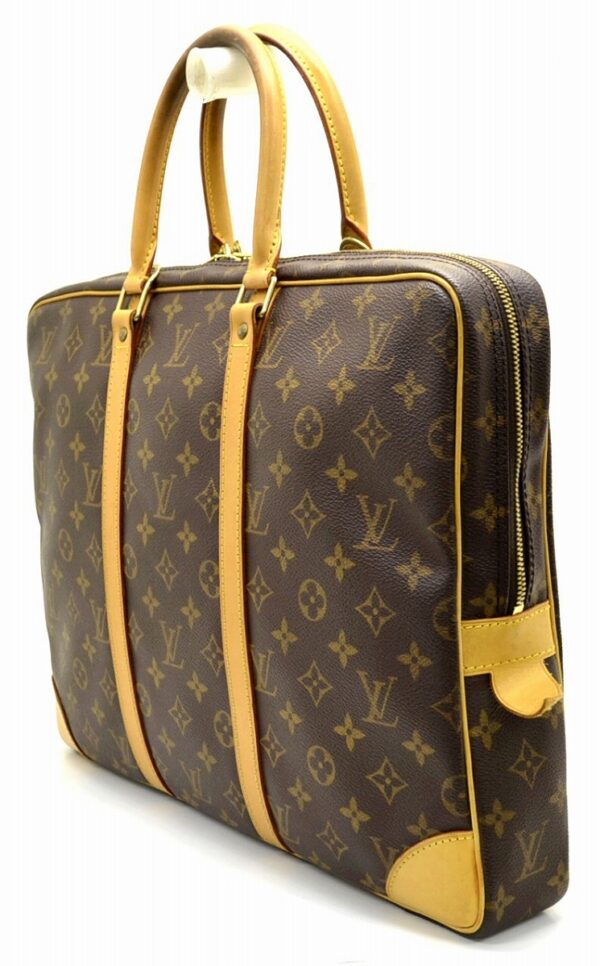 11561242 1 Louis Vuitton Porte de Cumin Briefcase Monogram Brown