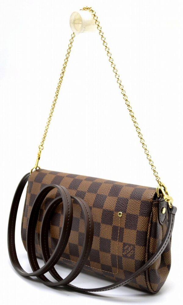 11561286 1 Louis Vuitton Favorite PM Clutch Bag Damier Brown