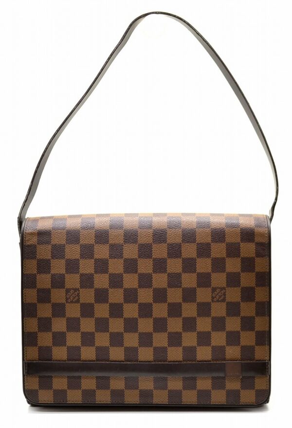 11561384 Louis Vuitton Tribeca Carré Shoulder Bag Damier Brown