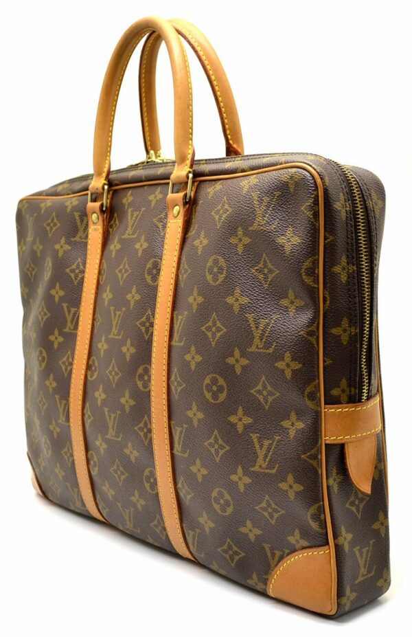 11561396 1 Louis Vuitton Porte de Cumin Briefcase Monogram Brown