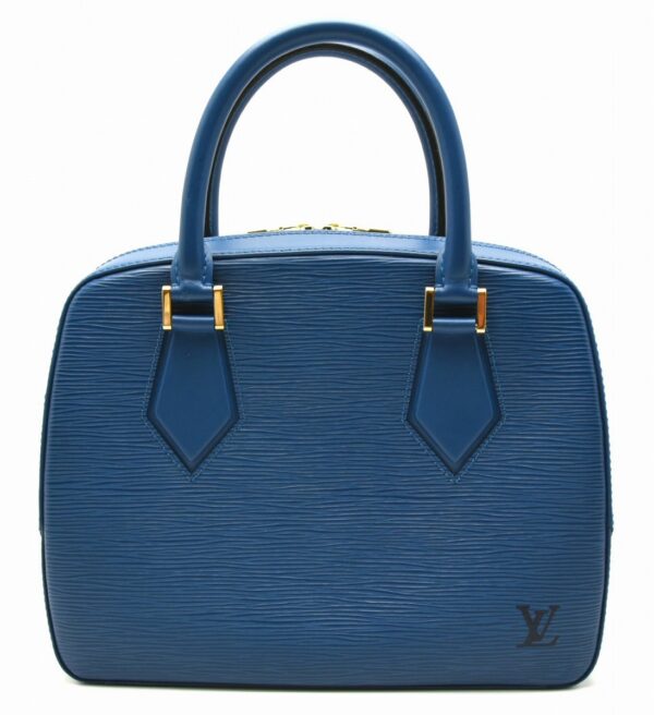 11561592 Louis Vuitton Sablon Handbag Epi Toledo Blue