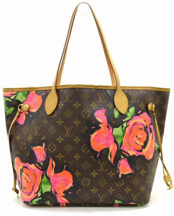 11570042 Louis Vuitton Rose Neverfull MM Tote Bag Monogram Brown