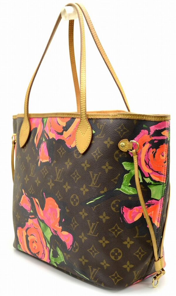 11570042 1 Louis Vuitton Rose Neverfull MM Tote Bag Monogram Brown