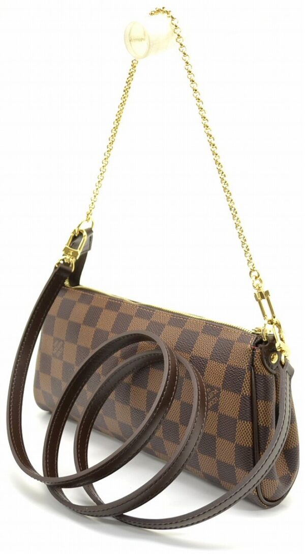 11570043 1 Louis Vuitton Eva Accessory Pouch Damier Brown