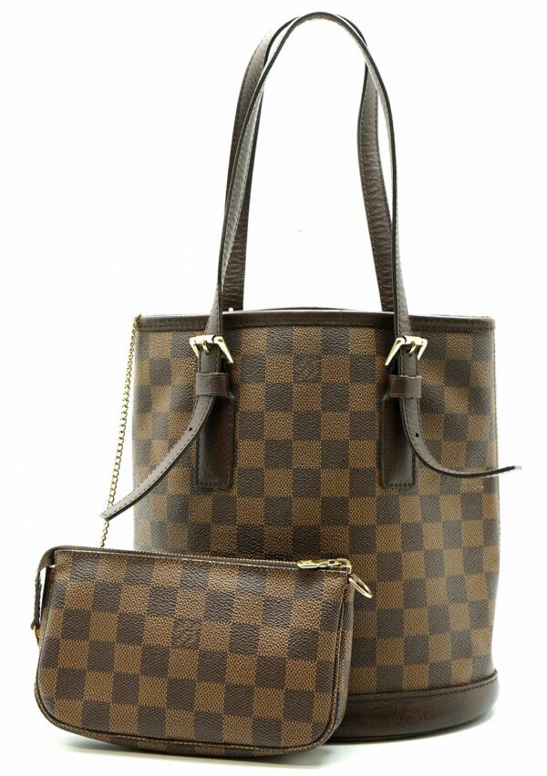 11570748 Louis Vuitton Marais Tote Bag Damier Brown