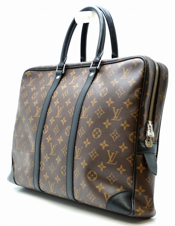 11570769 1 Louis Vuitton Porte de Cumin Voyage Business Bag Monogram Brown