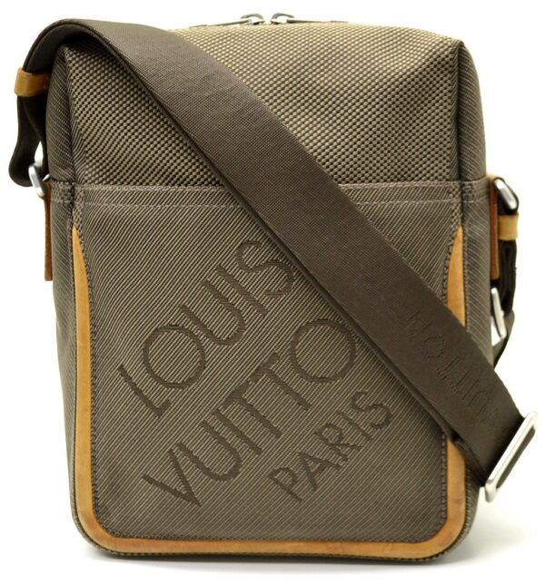 11570894 Louis Vuitton Citadin Shoulder Bag Damiergeant Black